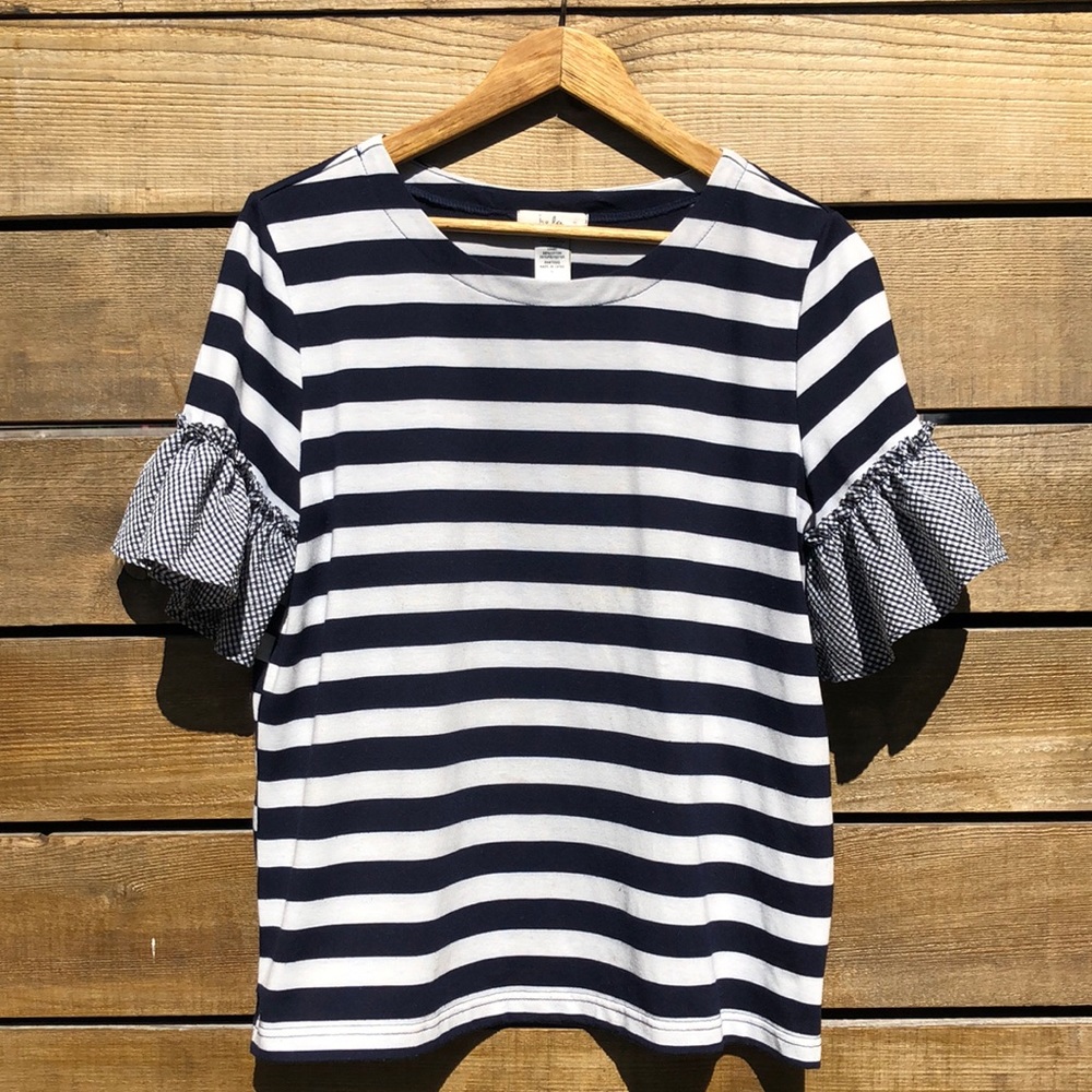 Isela striped top